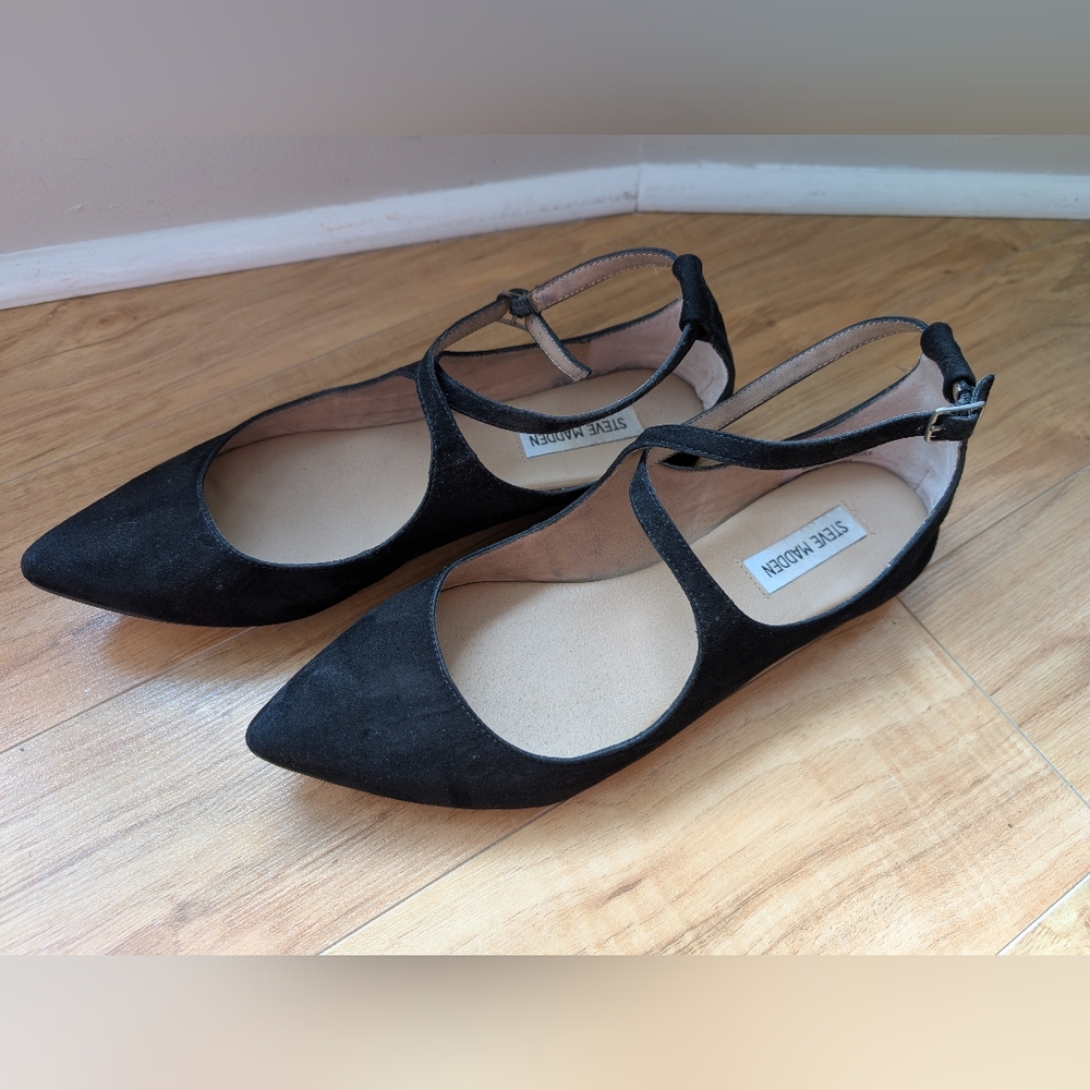 Steve Madden Women's Black Flats